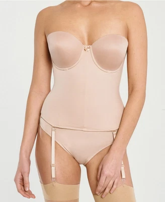 NOVO Sutiã e Bustier Va Bien Ampulheta Sem Costura 34B Alças Removíveis Nuas - Imagem 1 de 4