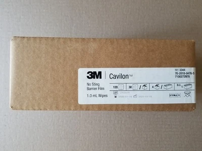 3M Cavilon No Sting Skin Barrier Film 1 mL Sterile 3344 30ct - One Case - Изображение 1 из 2
