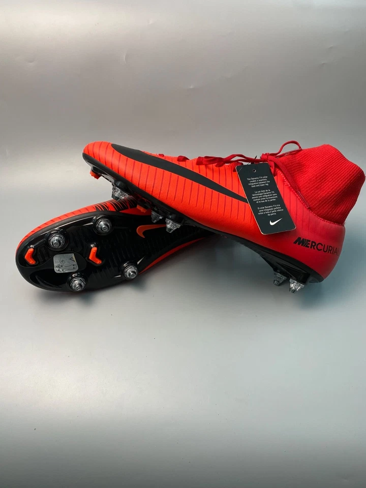 Nike Mercurial Victory VI DF SG Red Black Soccer Cleats Football Boots US11 UK10 - Image 1 of 4
