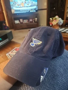 St Louis Blues NHL Hockey Cap Mütze blau Herren bestickt Adidas - Bild 1 von 6
