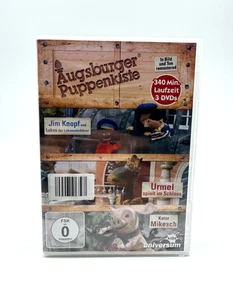 3 DvD - Augsburger Puppenkiste Box - Jim Knopf, Urmel , Kater Mikesch - Neu - Foto 1 di 2