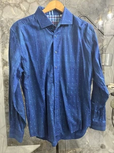 Robert Graham Langarmhemd Herren Blau Large - Bild 1 von 14