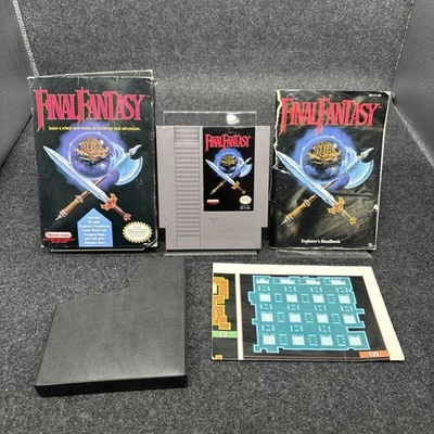 Final Fantasy con Mapa (NES) - Auténtico CIB Buen Estado Foto 1 de 4