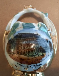 Andenken Zahnstocher-Blumenkörbchen - Bild 1 von 7