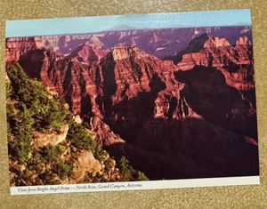 Postcard ~ Bright Angel Point ~ North Rim ~ Grand Canyon ~ Arizona ~ UNMAILED - Picture 1 of 2