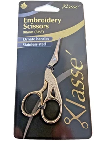 Tijeras de bordar Klass' de acero inoxidable 90 mm (3,5 pulgadas) BK4603 - NUEVAS - Imagen 1 de 2