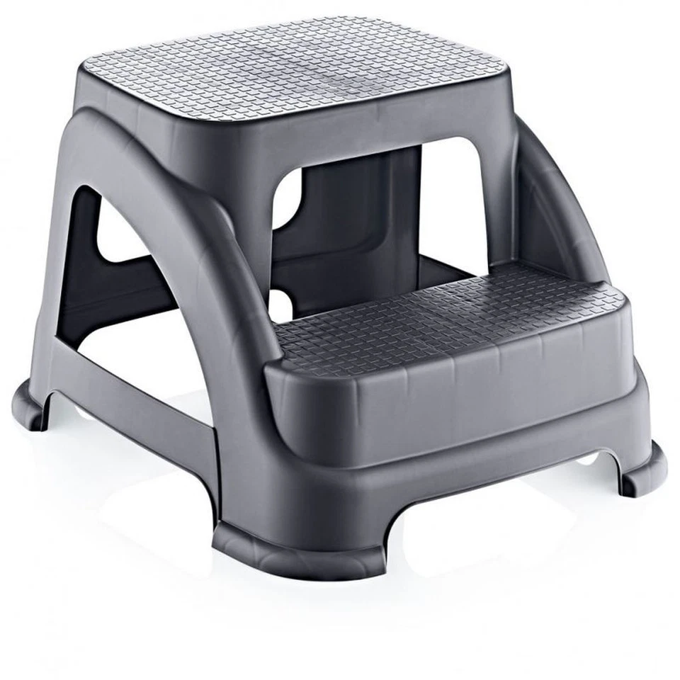 2-stufige Tritthocker Kinder Anti-Rutsch Trittschemel Hocker Badhocker - Bild 1 von 2