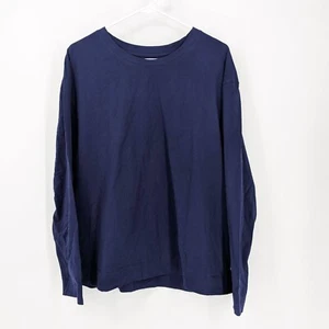 Koolaburra by UGG Round Neck Long Sleeve Tee T Shirt Navy Blue Women's Size XL - Picture 1 of 6