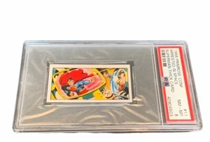 Superman Primrose DC Comic 1968 Trading Card Justice League #11 PSA 8 Arrested - Picture 1 of 5