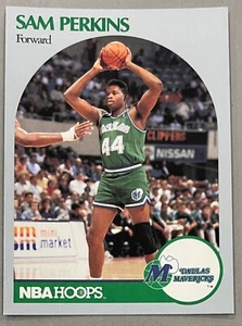 1990 NBA HOOPS SAM PERKINS Dallas Mavericks CARD #87 - Picture 1 of 2
