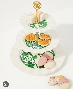 NIB Lilly Pulitzer GWP 3-tiered Serving Tray - Picture 1 of 1