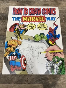 How To Draw Comics The Marvel Way By Stan Lee & John Buscema *Vintage *Very Good - Picture 1 of 7