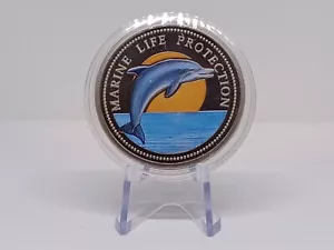 Palau - 1 Dollar 1998 PP / Proof - Marine Life Protection / Dolphin - Imagen 1 de 4