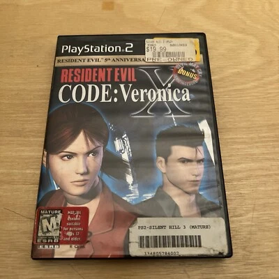 Resident Evil CODE: Veronica X Sony PlayStation 2 2002 PS2 With DMC Demo - Image 1 of 4