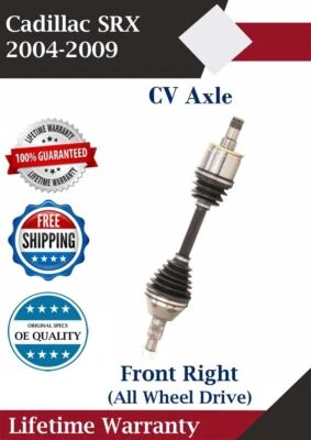 Eje delantero derecho CV para Cadillac SRX 2004-2009 3,6 L 4,6 L 4X4 garantía de por vida Foto 1 de 4