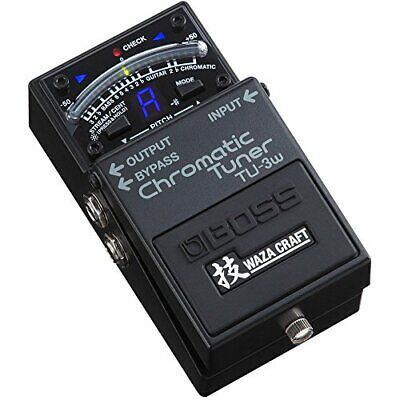 boss / technique WAZA CRAFT MADE IN JAPAN Chromatic Tuner TU-3 W tuner boss NEW