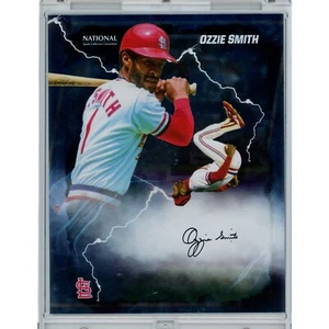 Ozzie Smith Autographed St Louis Cardinals 8x10 Photo Emanate LE/10 FAN 46615 - Picture 1 of 2