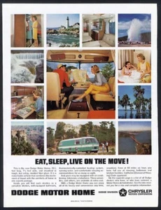 DODGE MOTOR HOME 1963 Ad 26 Feet Long Shows Interior - Picture 1 of 1