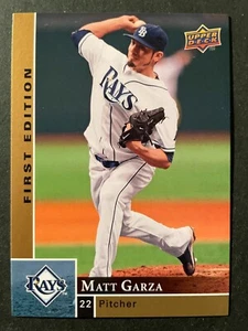 Matt GARZA 2009 Upper Deck First Edition Baseball #281 Tampa Bay Rays - Picture 1 of 2