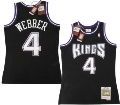 Nueva camiseta Mitchell & Ness Swingman 2000-01 Chris Webber #4 Kings para hombre $130 Foto 1 de 4