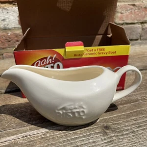 BISTO White Ceramic Gravy Boat Jug White NEW BOXED 250ml - Picture 1 of 4