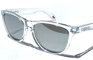 NUOVO obiettivo da sole Oakley FROGSKINS cristallo trasparente polarizzato Galaxy cromato 9013 - Foto 1 di 12