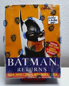 1992 OPC O-Pee-Chee Batman Returns film pudełko na karty kolekcjonerskie zapieczętowane (36 paczek) D773 - Zdjęcie 1 z 4