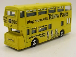 YELLOW PAGES - Double Decker Bus - "Let your finger do the Walking" - Dinky Toys - Picture 1 of 9