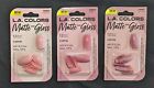 NEW L.A. COLORS ARTIFICIAL NAIL TIPS - MATTE AND GLOSS - 12 PCS - 3 STYLES