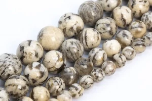 Perline feldspato marrone vaniglia naturale originali grado AAA perline rotonde 6/8/10/12 mm - Foto 1 di 9