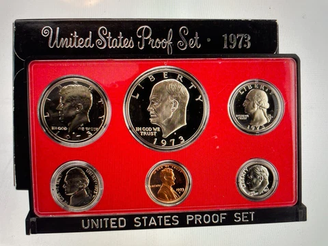1973 US Mint Proof Set in OGP Cover