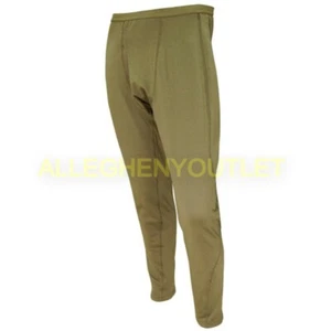 Cajones de lana para rejilla de gofres de peso mediano ECWCS Lvl 2 militares de EE. UU. Gen 3, marrones, LN - Imagen 1 de 2