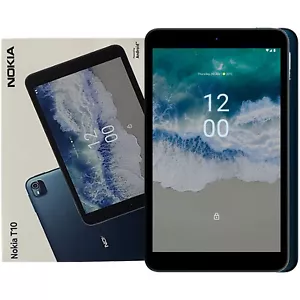 NEW Nokia T10 8" Ocean Blue 32GB + 3GB Wifi + 4G/LTE Factory Unlocked Tablet - Picture 1 of 1