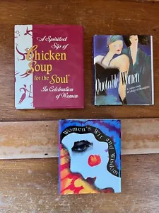 Lot of Mini Miniature WOMEN’s WIT & WISDOM Quotable Women Hardcover Books w Dust - Picture 1 of 13