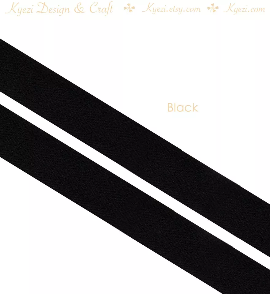 3/4" Cotton Twill Tape, Natural Herringbone Twill Tape Ribbon 3/4 Inch, (20mm) - Image 1 of 4