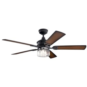 Ceiling Fan with Light Kit - with Transitional inspirations - 19 inches tall by - Picture 1 of 6