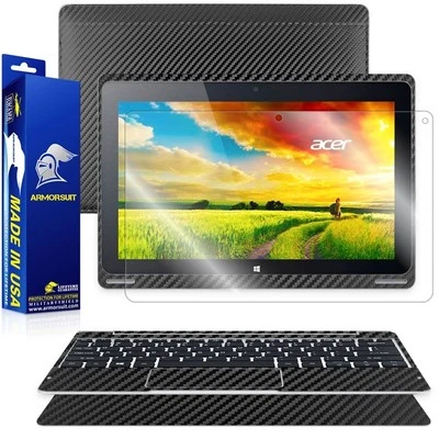 ArmorSuit Acer Aspire Switch 10 (SW5011) Screen Protector + Black Carbon Fiber - Image 1 of 4
