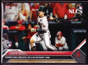 Corbin Carroll Diamondbacks Rookie Youngest since Ty Cobb 2023 Topps Now #1040