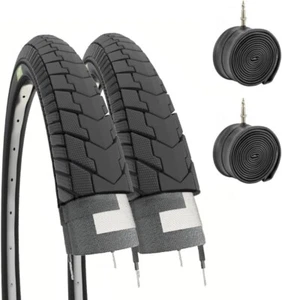 2 COPERTONI 26 X 1.75 Slick Stradali + CAMERE PNEUMATICI x CITY BIKE BICI MTB 26 - Bild 1 von 7