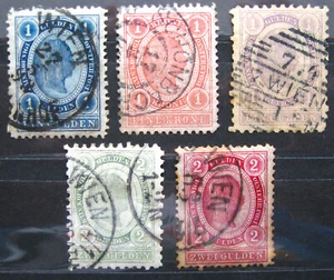 Austria, old used stamps #2 - Picture 1 of 1