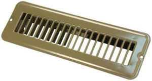 American Motorhome RV 5th Wheel Floor Vent, Brown, 2" x 10" Metal 02-28935 - Picture 1 of 1
