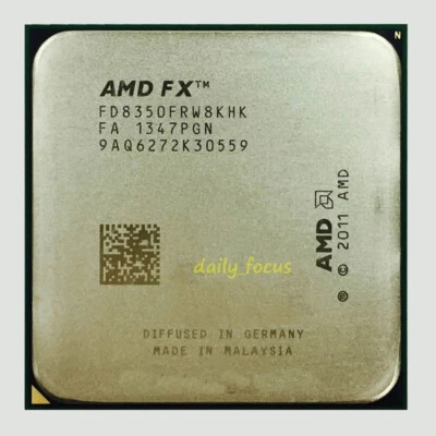 AMD FX-Series FX8350 FX8300 Black Socket AM3+ 8Core CPU Processor - Image 1 of 2