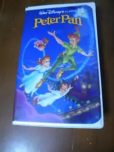 Walt Disney Classic Home Video Black Diamond VCR VHS 960 Tape Peter Pan - Foto 1 di 4