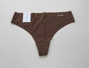 Calvin Klein Invisibles Thong D3428  S, M, L, XL MSRP $12.00 - $15.00 NWT - Picture 1 of 61