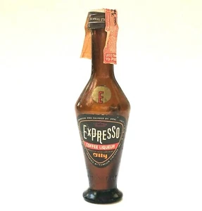 Vintage Expresso Kaffeelikör Miniatur Schnapsflasche Made in Italy Steuersiegel - Bild 1 von 12