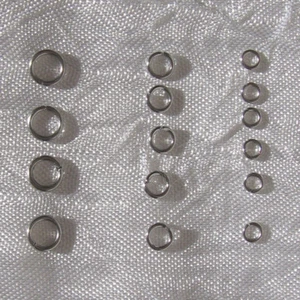 LOT DE 200 / 100 ANNEAUX DE JONCTION ACIER INOXYDABLE 3mm 4mm 5mm INOX *IN23-25 - Picture 1 of 14