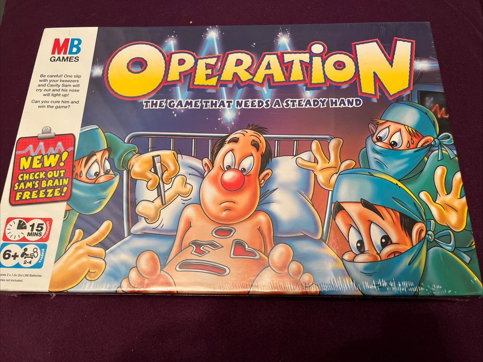 Operation Board Game By MB Games 2004 Brand New & Sealed - Free Postage RARE - Image 1 of 4