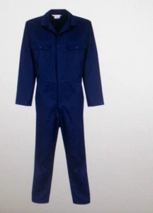 WEARWELL NAVY BLUE OVERALLS MENS 2XL WORKWEAR OVERALLS BOILERSUIT NEW - Picture 1 of 4