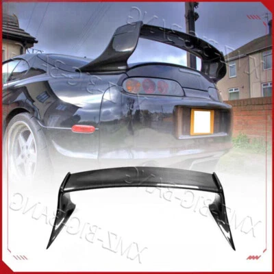 For Toyota Supra JZA80 1993-2002 Real Carbon Fiber Rear Trunk Spoiler Tail Wing - Image 1 of 4