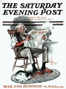 Saturday Evening Post 1914 Cover Reproduction Giclee Print - Picture 1 of 1